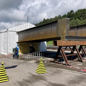 Solution de protection pour les travaux de soudage sur des pièces de grandes dimensions